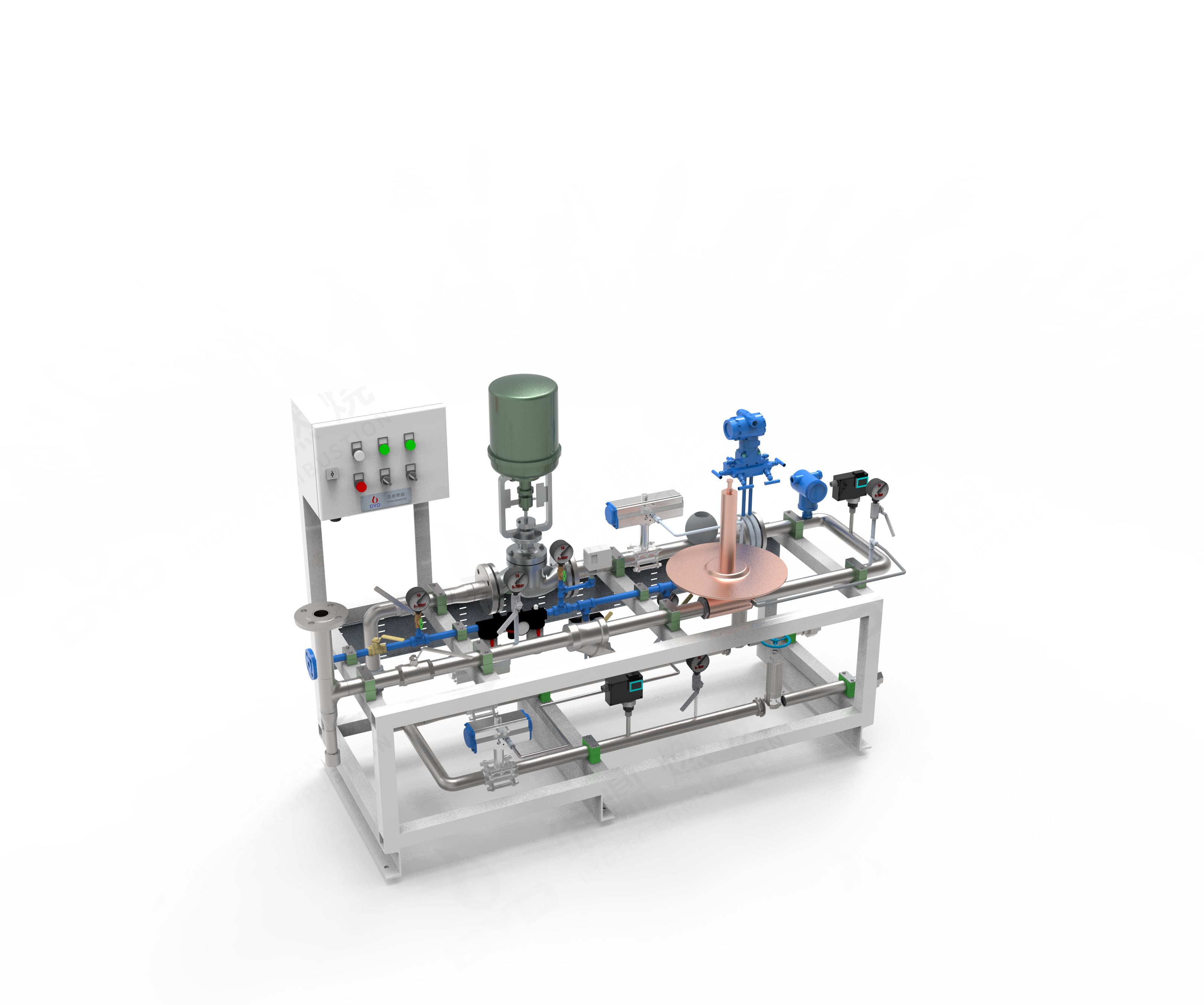 Customized Oxygen Gas Trains & Skid丨Valve Trains